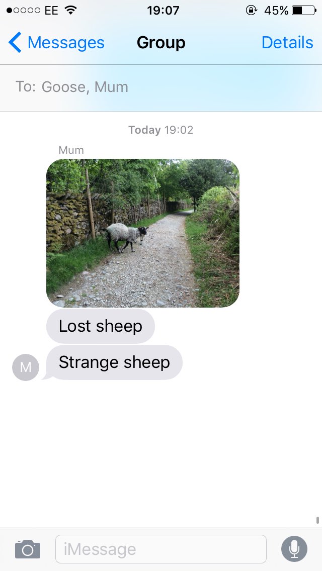 When your mum sends this with no context