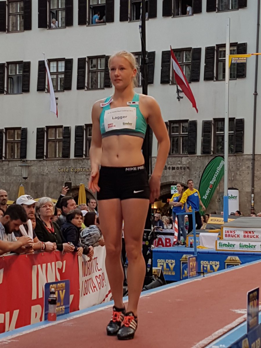 Sarah Lagger ready to jump