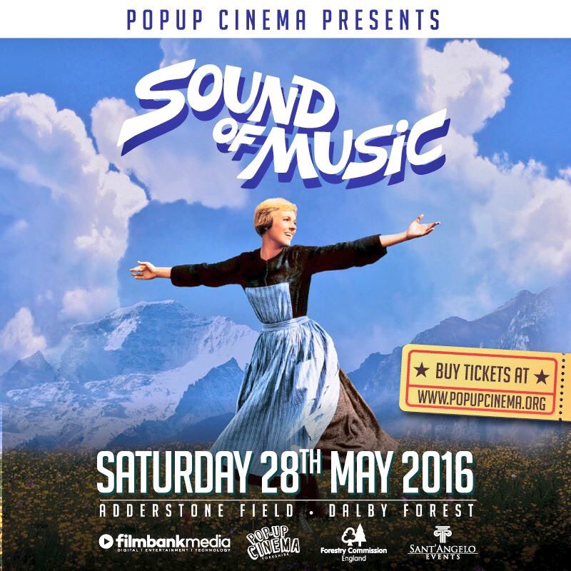 @Dalby_Forest will be alive with the Sound of Music THIS SATURDAY! Tickets from popupcinema.org #RyedaleHour