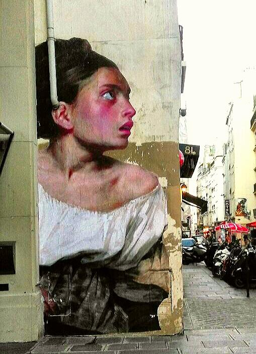 "outings" bringing masterpieces to the streets by #juliendecasabianca #art #paris #contemporaryart #streetart
