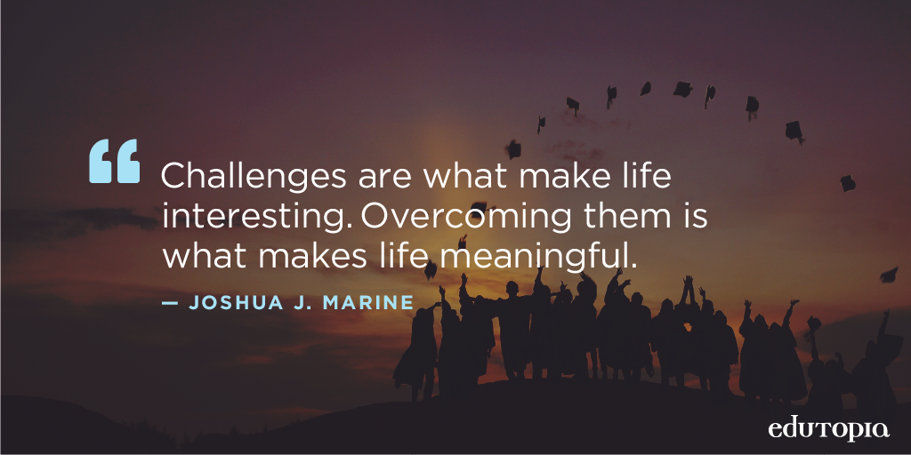 Welcome challenges with open arms. #WednesdayWisdom