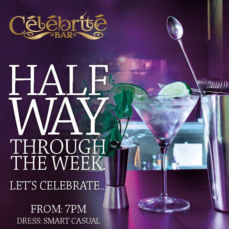 CelebriteBar's tweet photo. Come and join us for a mid-week drink.... https://t.co/lreRgjA9Oy