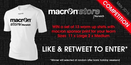 MacronNorwich's tweet photo. #competition time
We've got this set of warm up tops for 1 lucky winner
https://t.co/Z6OcsxEqUK
#Retweet #Follow https://t.co/9bSWylsQNV