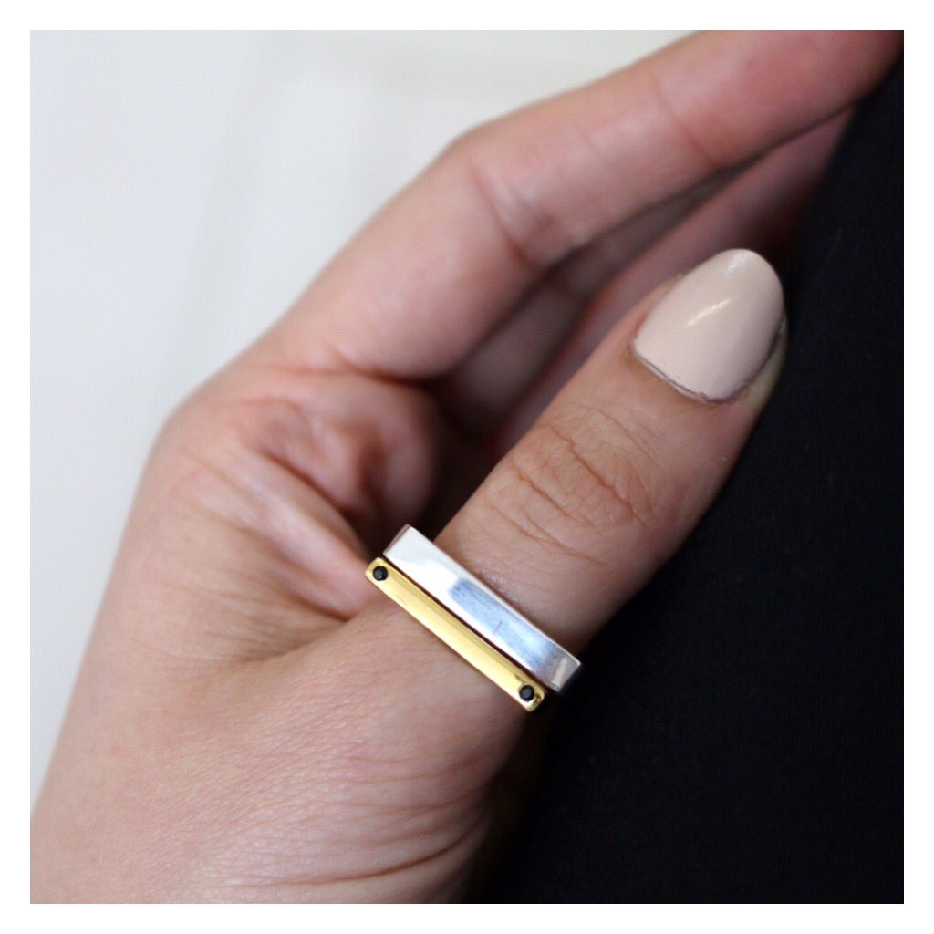 Stacking runway rings - new and old:mayamagal.co.uk/collections/ri…