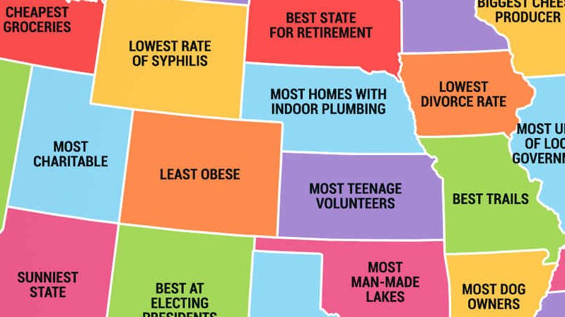 NGA_GEOINT's tweet photo. The best of states, the worst of states...#FunWithMapsFriday via @bigthink https://t.co/8ZWGcTi6vw https://t.co/2FbvrWnKoD