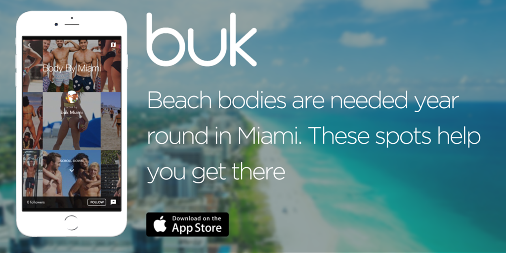 buk_app's tweet photo. Staying fit is a top priority in #miami so they know their healthy eats. Explore the best with @buk_app #beachbod https://t.co/9m5TXViaFp