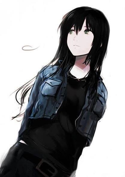 Misaki sighs as she walks alone on the street alone, quickly she passes you #OpenRP