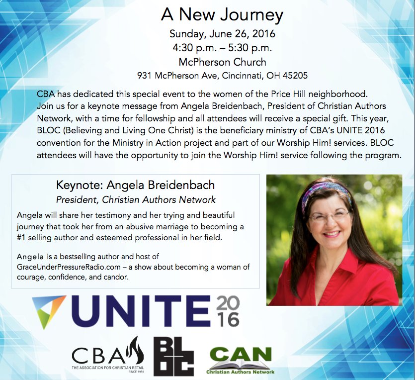 <a href="/BLOCMin/">BLOC Ministries</a> is partnering with #CBAUnite2016 to host an event for the women of Price Hill! Help spread the word!