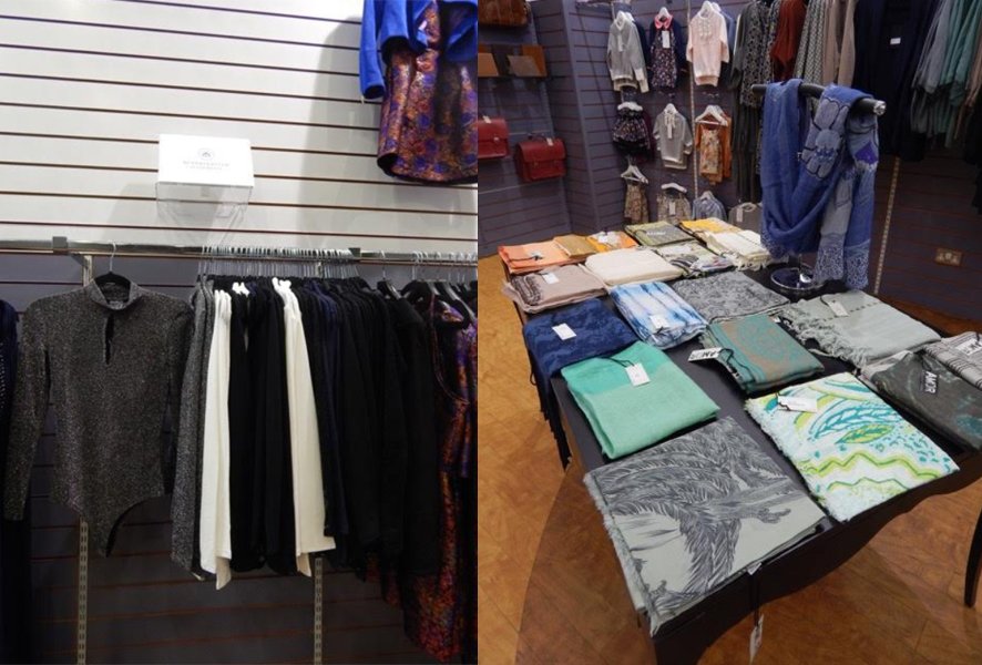 Scanstate's tweet image. The Bodystocking &amp;amp; Amor scarves from #ScandinavianStatements at the Limitless Scotland pop up store!