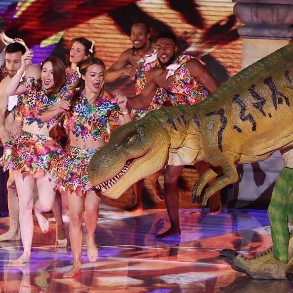 CowellOnline's tweet photo. Will you be walking the dinosaur straight through to the grand final? If so, give #bespokecandi your votes! #bgt https://t.co/yGpMA7lgiU