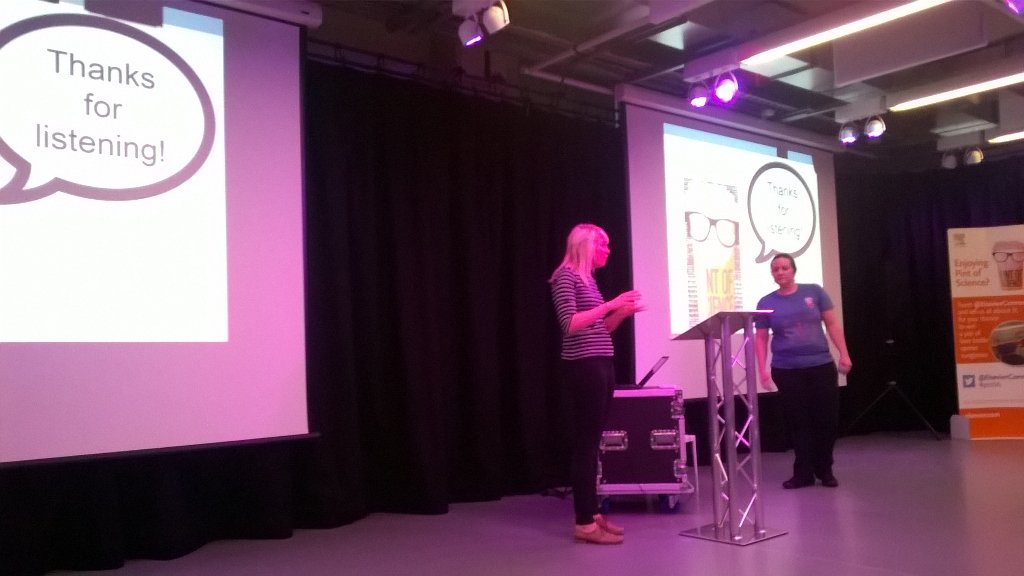Newcastle_PhD's tweet photo. @BAM_Research great talk at #pint16 by Rosie Morris on walking! #NEchat #pintofscience https://t.co/LWobEbFMVO