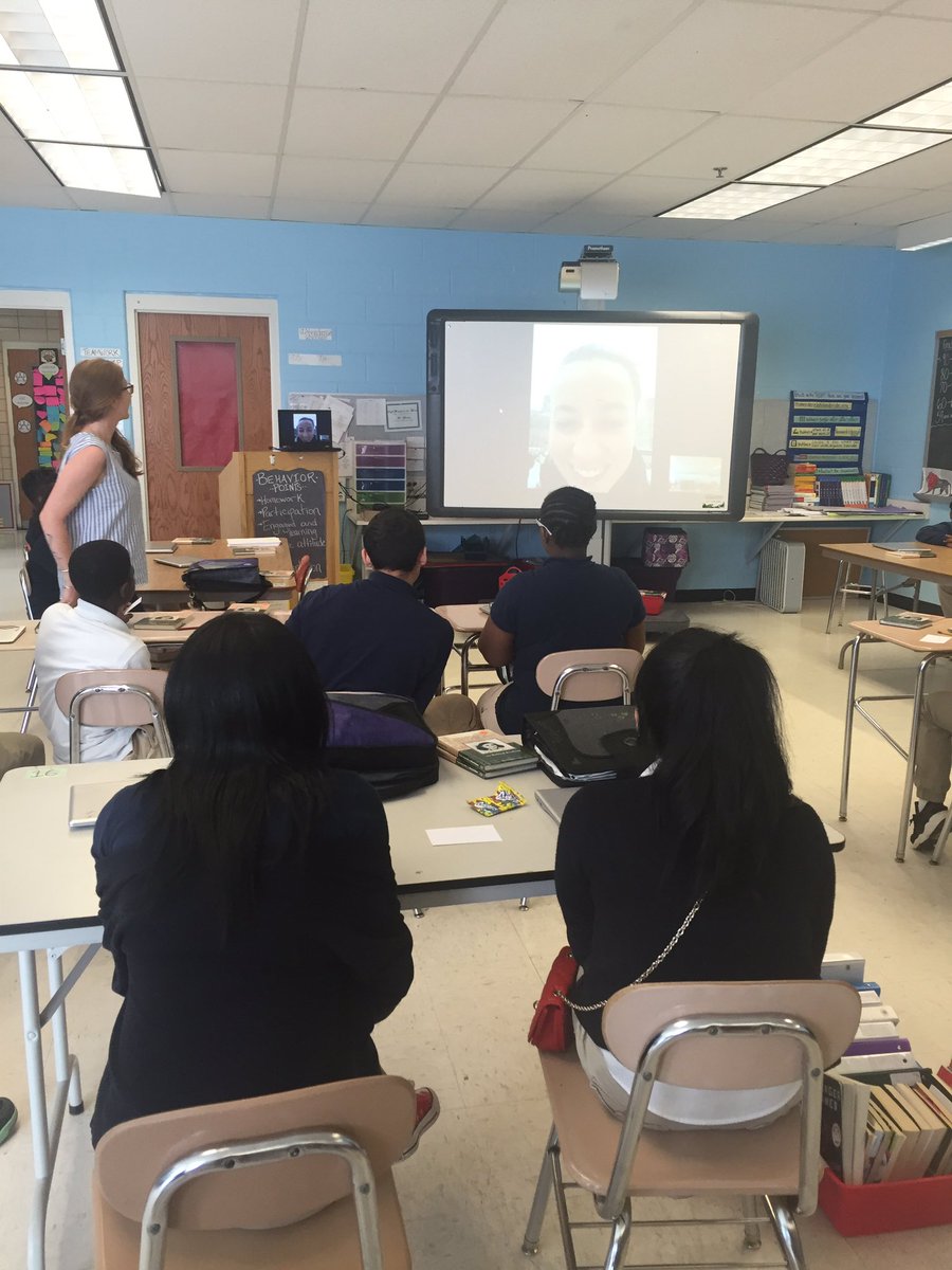 MsMeedersClass's tweet photo. Thnks @tabootaboot this awesome Amsterdam skype 4 @LakelandSchool 7th gr! Great connection to the Anne Frank novel https://t.co/RdEnjeyvY8
