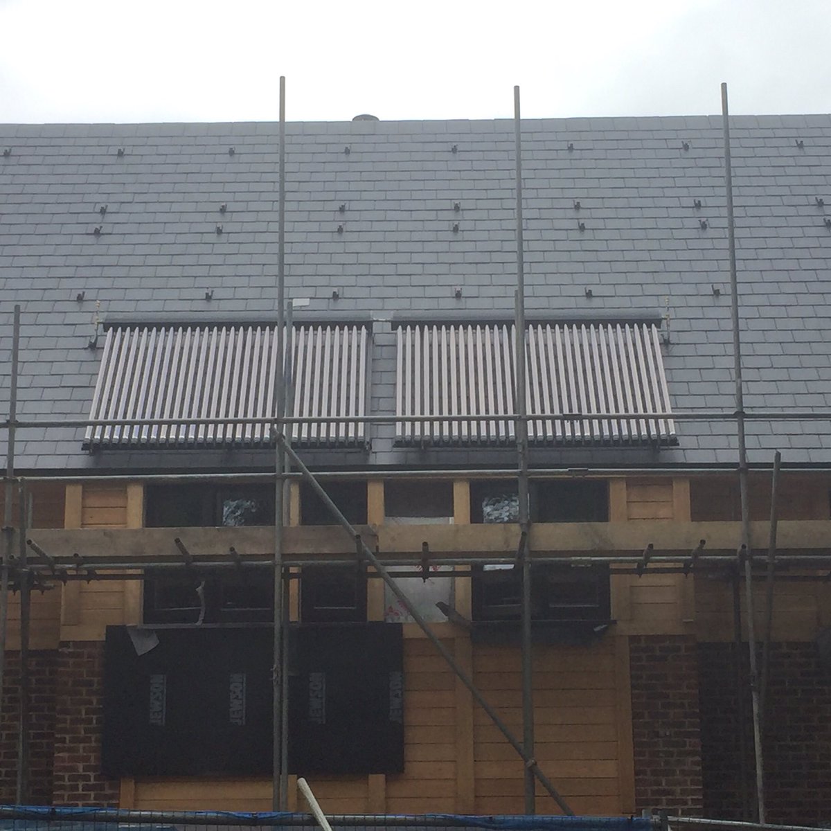 Solar thermal panels completed. @JOULE_SOL_UK @forwardplumb