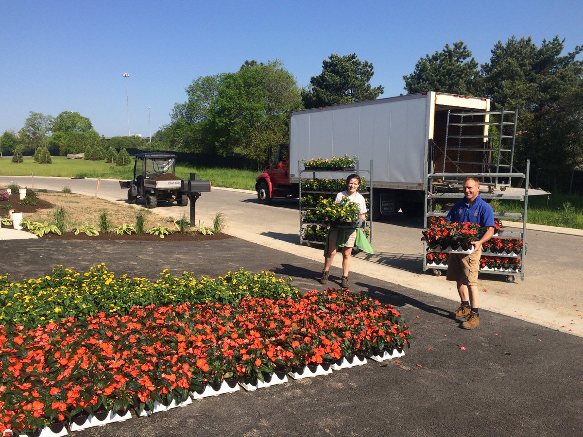 BrightonReserve's tweet photo. It is finally spring in Rochester! Today at The Reserve we received 1,320 annuals to be planted around our community https://t.co/uztzUUzlbQ