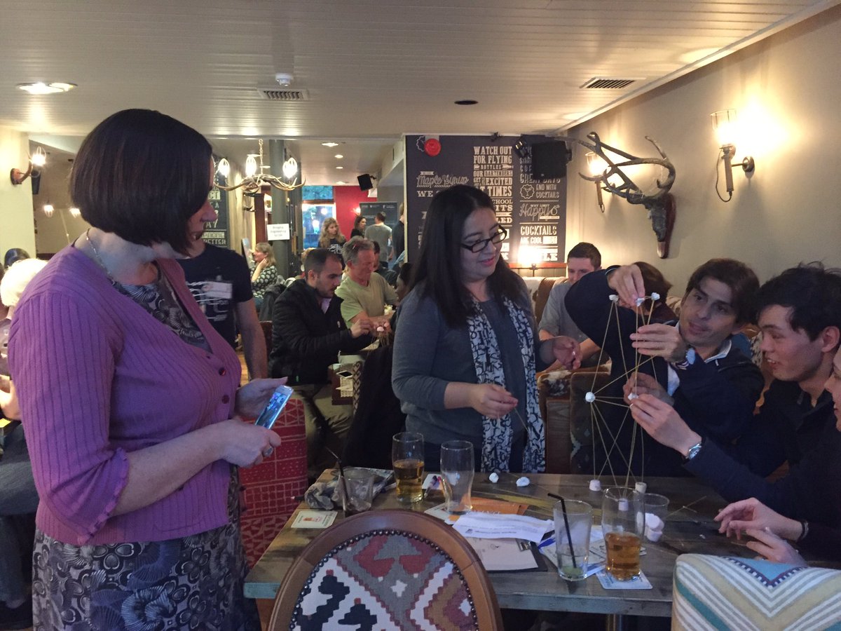 STEM_ON_Notts's tweet photo. One of our speakers @scsharples offering her expert engineering advice #pint16 #scienceindesign @pintofscience https://t.co/jYp0RMA2aw