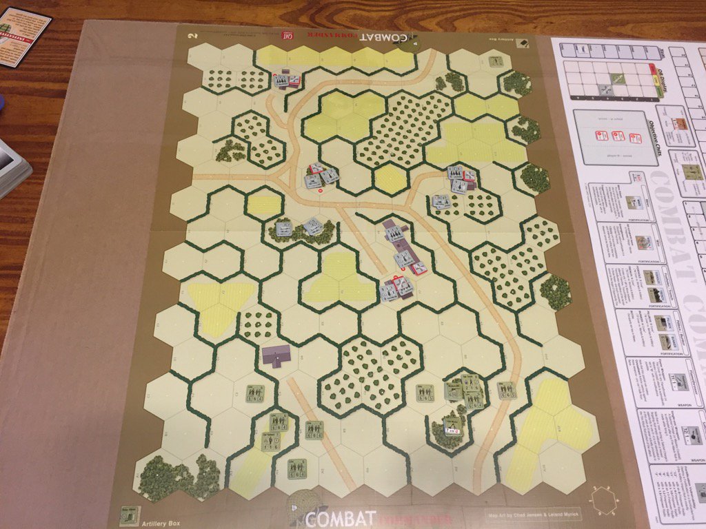 BrownsburgTM's tweet image. All set up &amp;amp; ready to play Scenario #2 of @gmtgames #CombatCommanderEurope. I&apos;m the US &amp;amp; Alexander is the Germans!