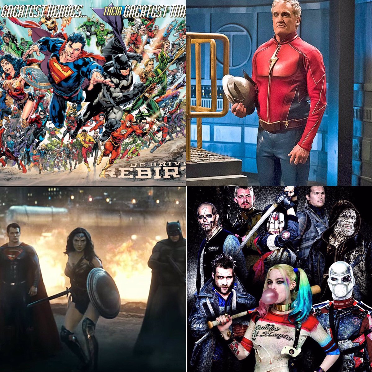 AqeelPlus's tweet photo. Thank you @DCcomics for this amazing Universes! 
#DCrebirth 
#DCEU
#TheFlashTVShow 
And thank you @geoffjohns https://t.co/Tfcts2130E