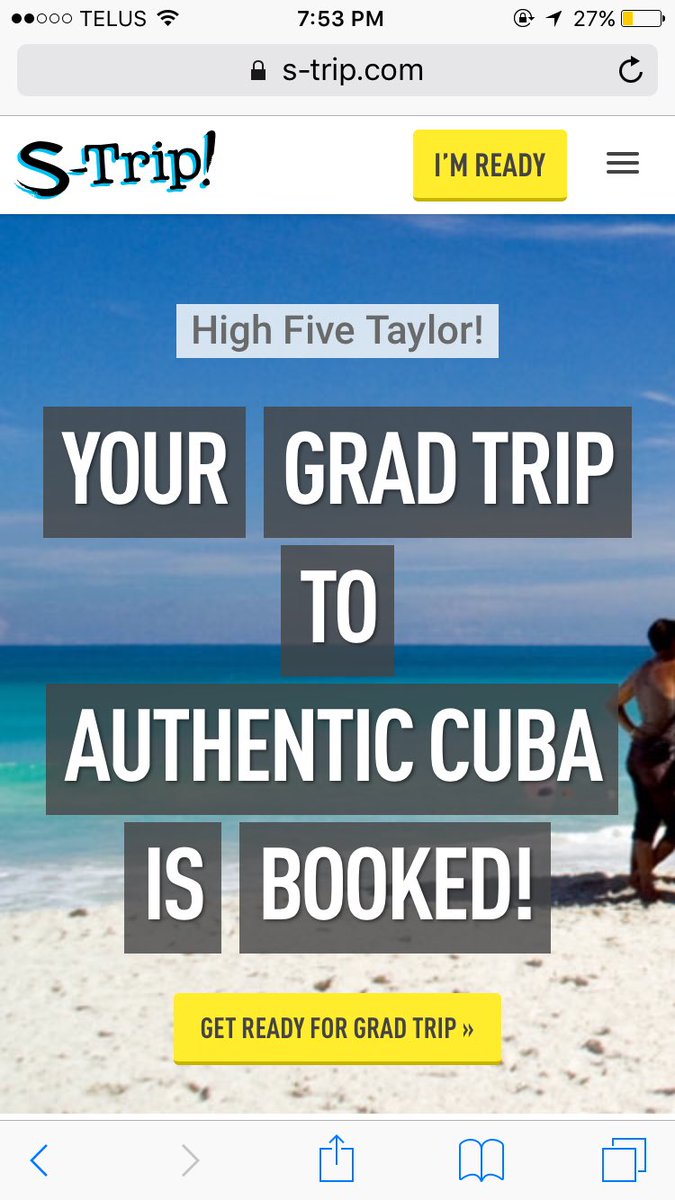 TDSS_STrip's tweet photo. @taylorwoolley21 GET READY FOR THE TRIP OF A LIFETIME ☀️👙 Welcome to S-Trip 2017!!! https://t.co/l0jHt5vdWP