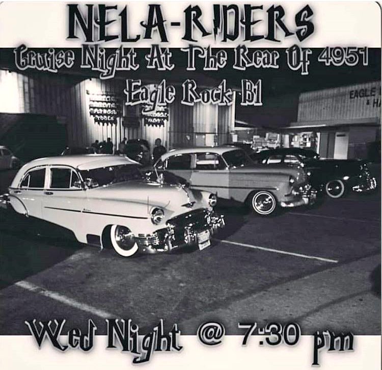 thenewYorkBlvd's tweet photo. Tonight the artist #SeratLA along with the #NELA-Riders will be posted up at the Eagle Rock Lumber. #Cars #SeratLA https://t.co/SK8NC8GzFk