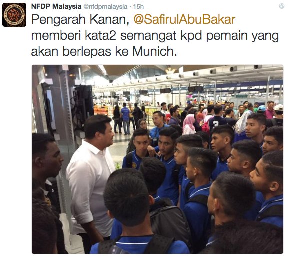Youth Football Malaysia tweet media