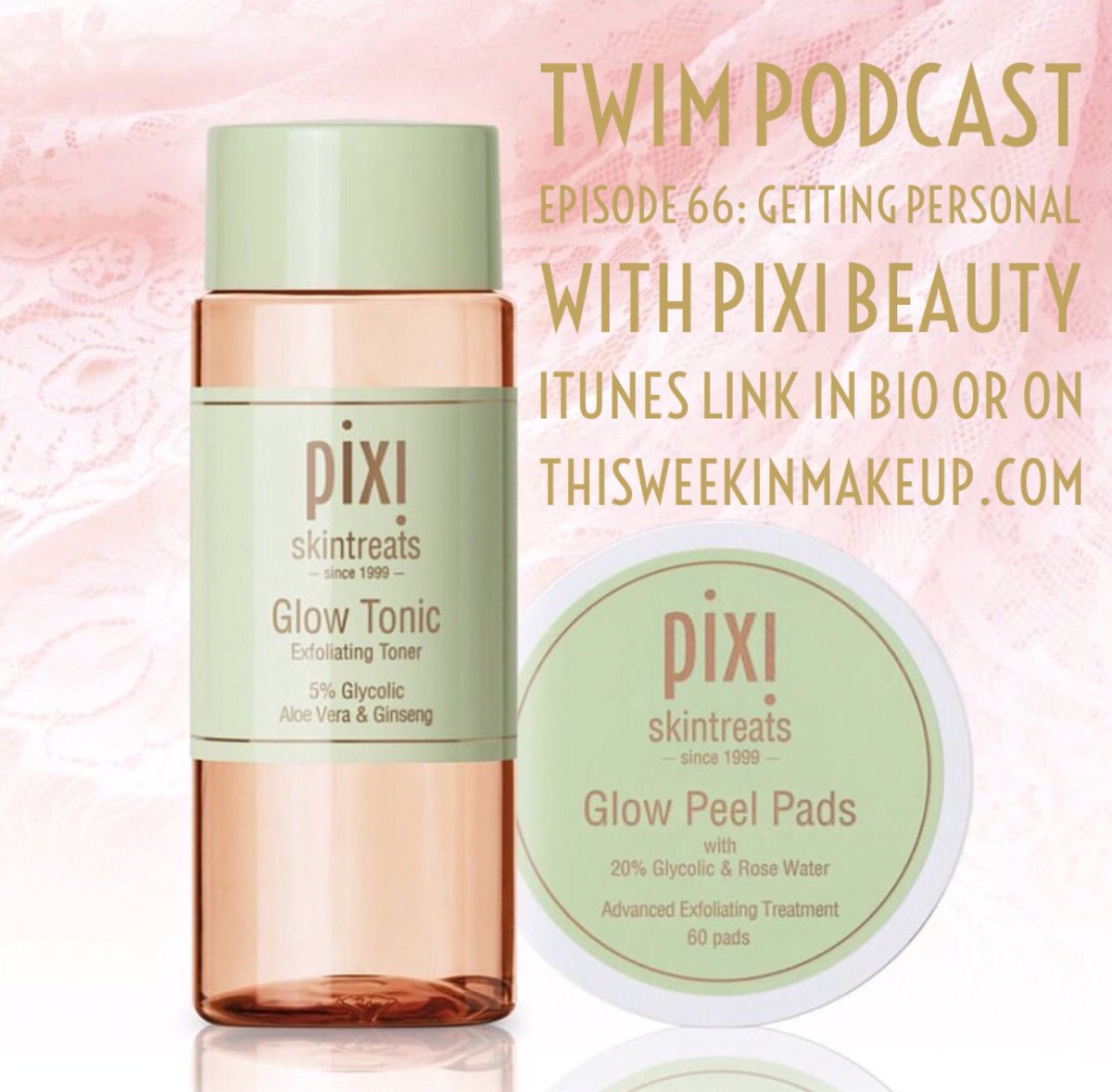 TWiMakeup's tweet photo. Episode 66: Getting Personal with Pixi Beauty! https://t.co/7vnS4FIMsr #makeupnews #podcast https://t.co/Jb5ja61qFD