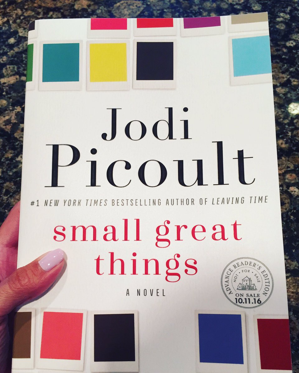 Jenny_ORegan's tweet photo. Huge thanks to my friends @randomhouse! @jodipicoult NEVER disappoints! #SmallGreatThings #comingOctober2016 https://t.co/02jlXMLDYC