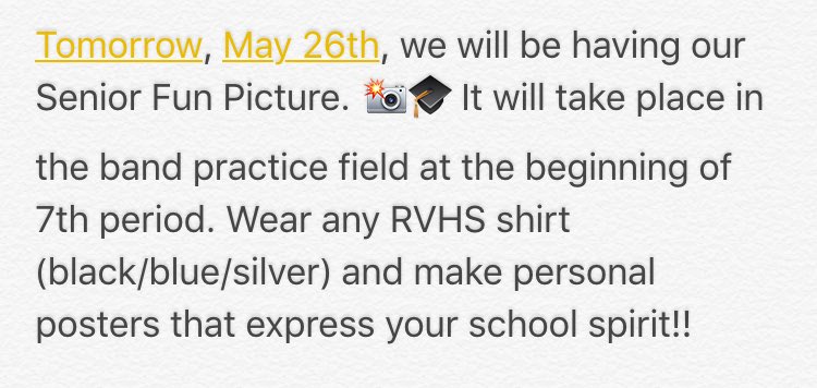 RVHS16's tweet photo. ⚫️❗️RVHS SENIORS❗️🔵 https://t.co/Rc9keZlB8M