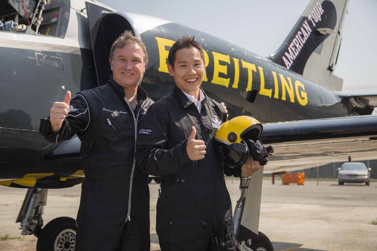 Andrew and Adderly got to fly with the <a href="/BreitlingJets/">Breitling Jet Team</a> today in New York! Want to see more? facebook.com/AbsoluteRacing…