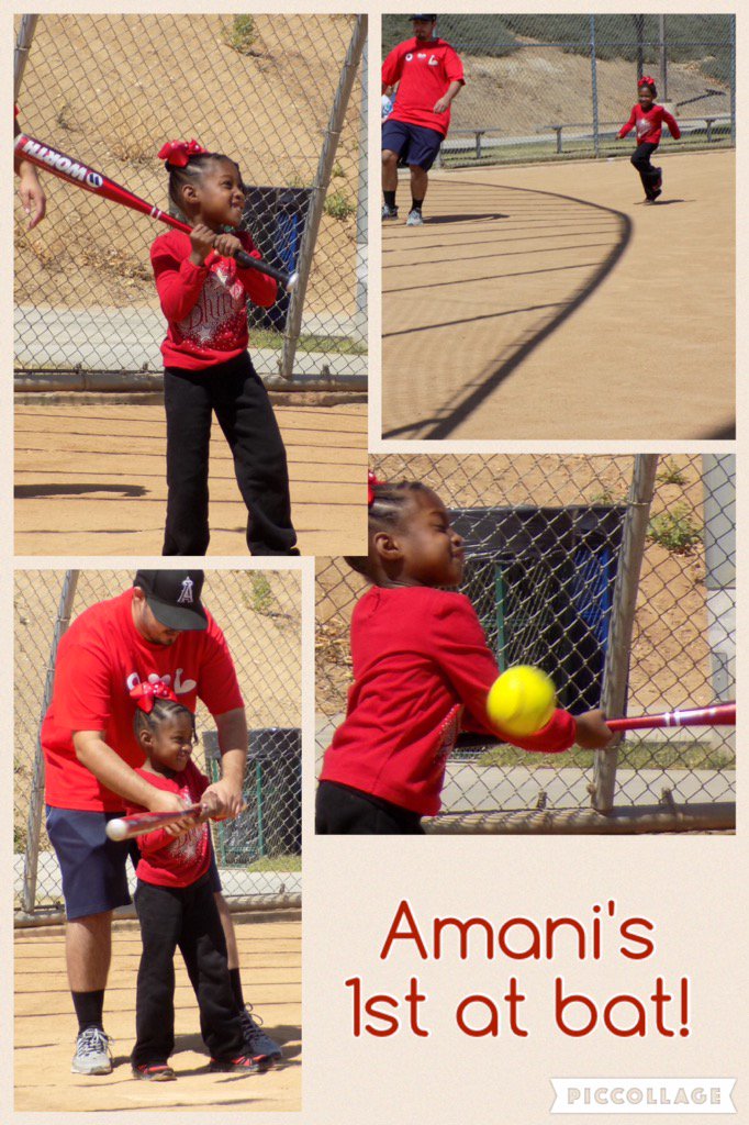 ClaudetteDsmith's tweet photo. @Isela8888 @VeronicaD232 Amani's 1st at bat! Love my Target family fun days! #D232LivesInBeastMode #T1843TheMachine https://t.co/gj4voqHC2U