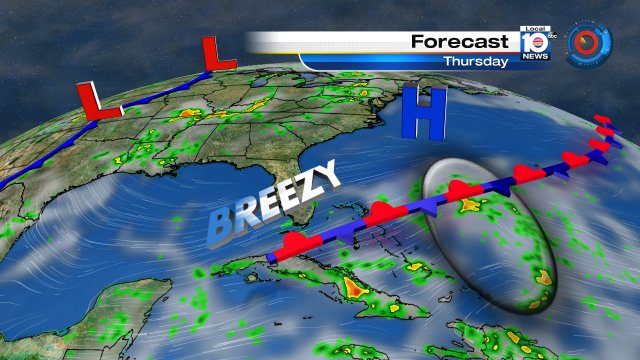 A northeast breeze rules tomorrow.  A few clouds will mix with sunshine as temperatures reach the mid 80s. https://t.co/Pfh0eKw5T6