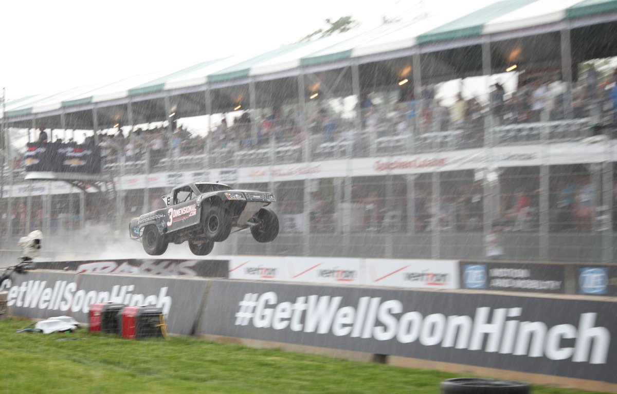 SSuperTrucks's tweet photo. - @AaronBambach didn't mind the wet weather during the 2015 @detroitgp. We're back again June 3-5! https://t.co/lkdbgxvaSO