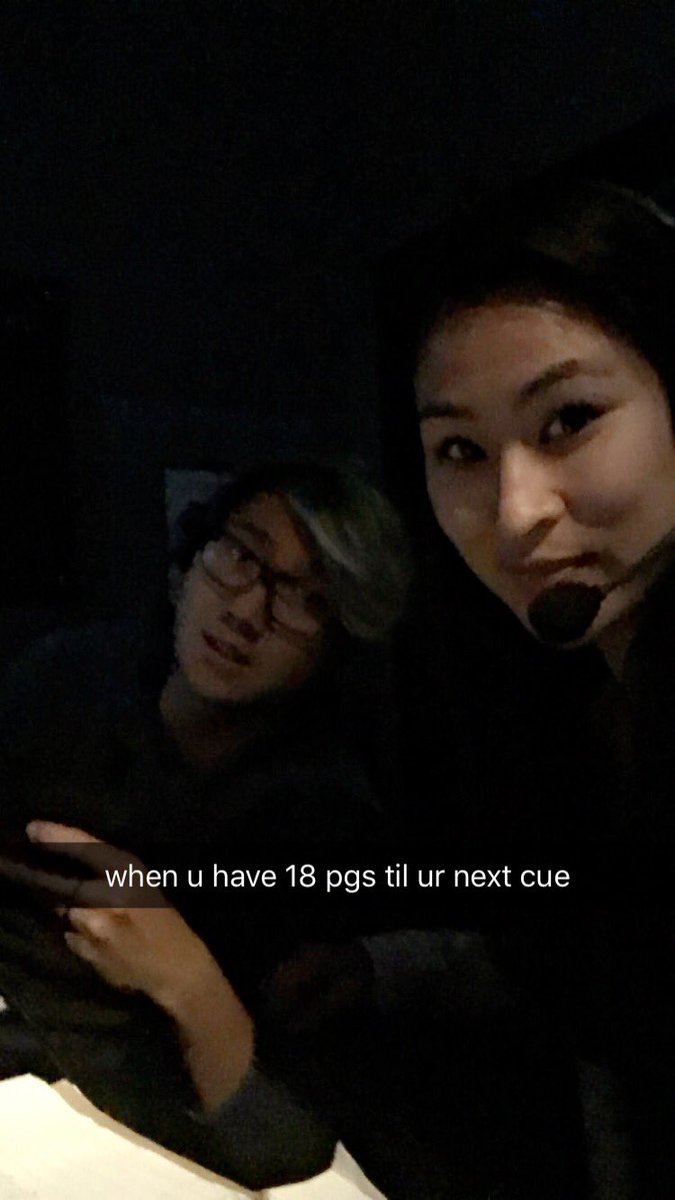 elmersgluiscool's tweet image. rlly love being an SM sometimes #stagemanagerproblems