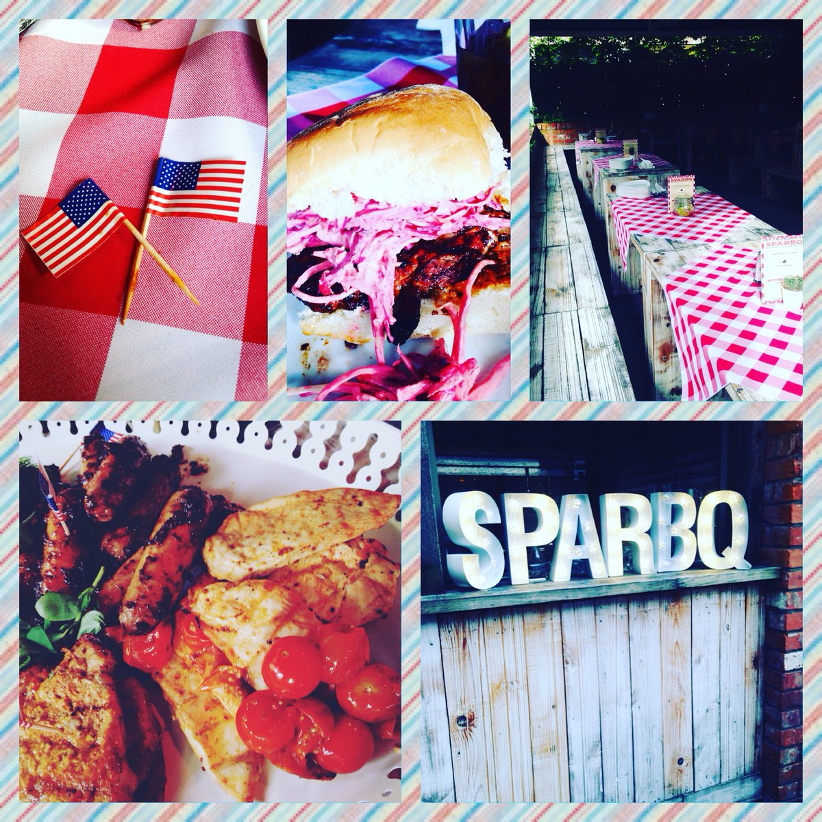 BelfastFoodBlog's tweet photo. Collage from tonight's BBQ hosted by @SPARNI at @NationalBelfast #SPARBQ2016 #foodie #yum #eating https://t.co/AOJDzrwLYk