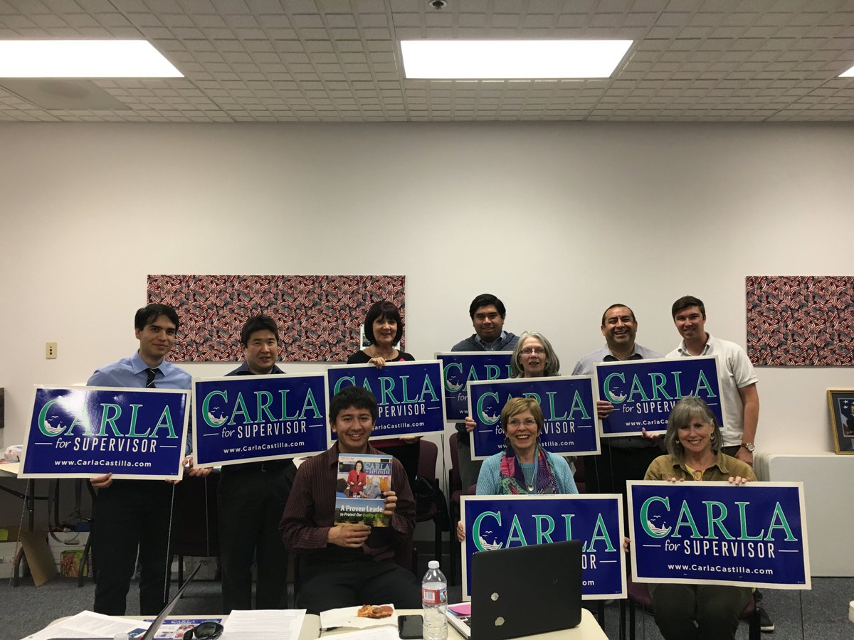 VCDems's tweet photo. Thank you to all the Volunteers who phone banked for @carlacastilla for 3rd District Supervisor last night! #VCDems https://t.co/d3bvBVg97K