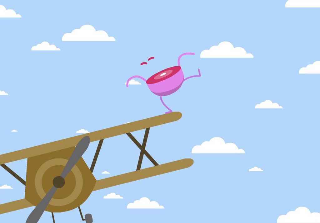 A brisk walk on top of an aeroplane? Must be off my head! #dumbways2 dumbwaystodie.comً
