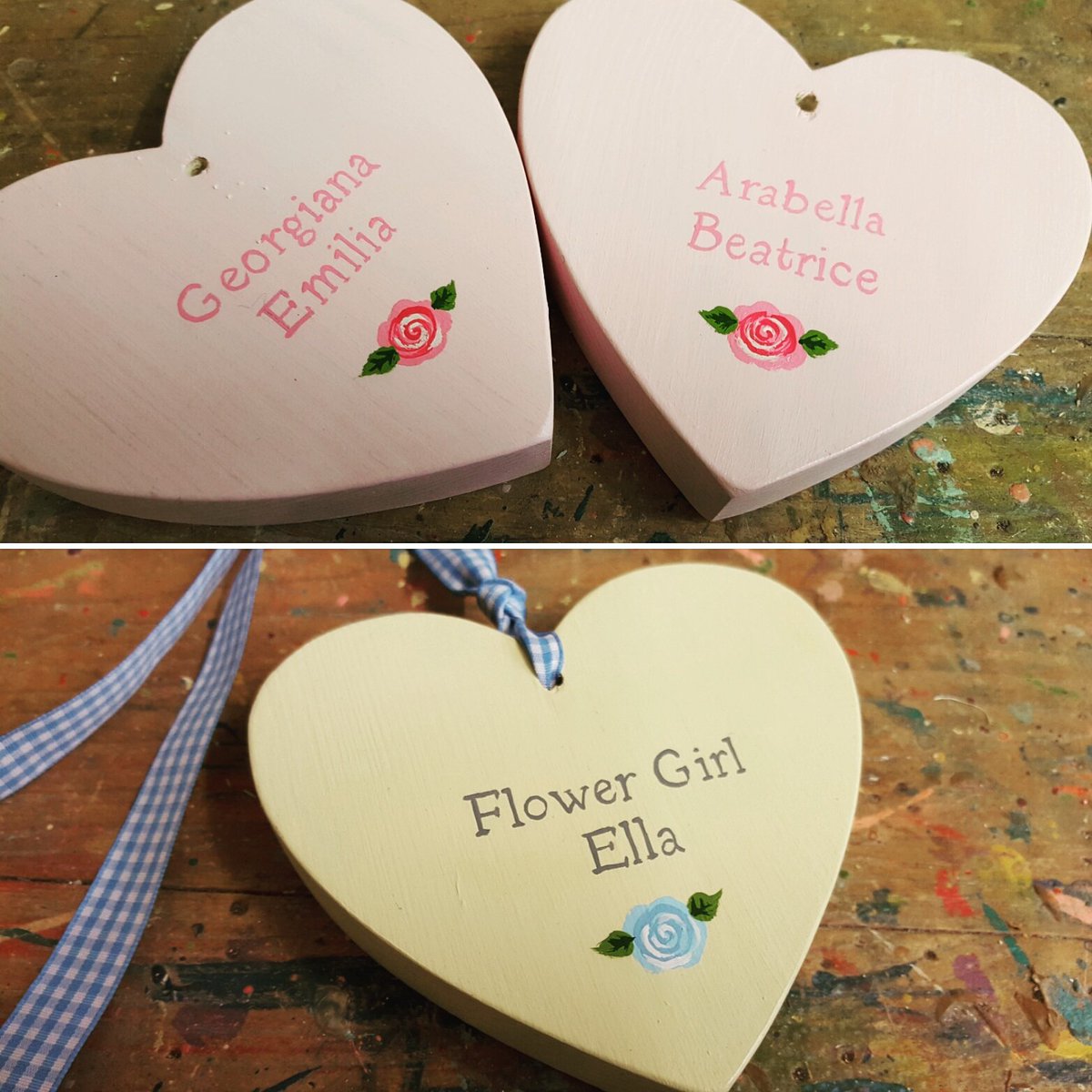 Flower girl hearts #weddinghour