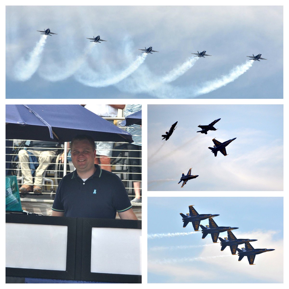 InfinityEntnmnt's tweet photo. Perfect weather in #DTA as thousands watched the #BlueAngels fly today #BlueAngelsFly #HARV #SevernInn https://t.co/EIfgheEQ3s