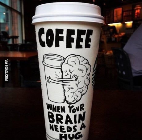 roadrunnerfood's tweet photo. Give your brain a hug! #coffee https://t.co/Ih5cEw5afK