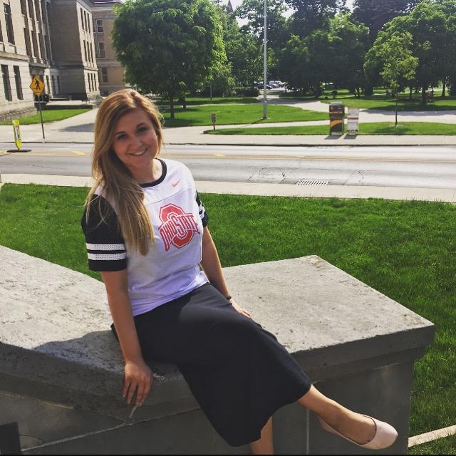 OhioStBookstore's tweet photo. Whether you're dressing up or down, you can always add #BuckeyeStyle to any outfit. #GoBucks #OhioState https://t.co/c0gA4yMglo