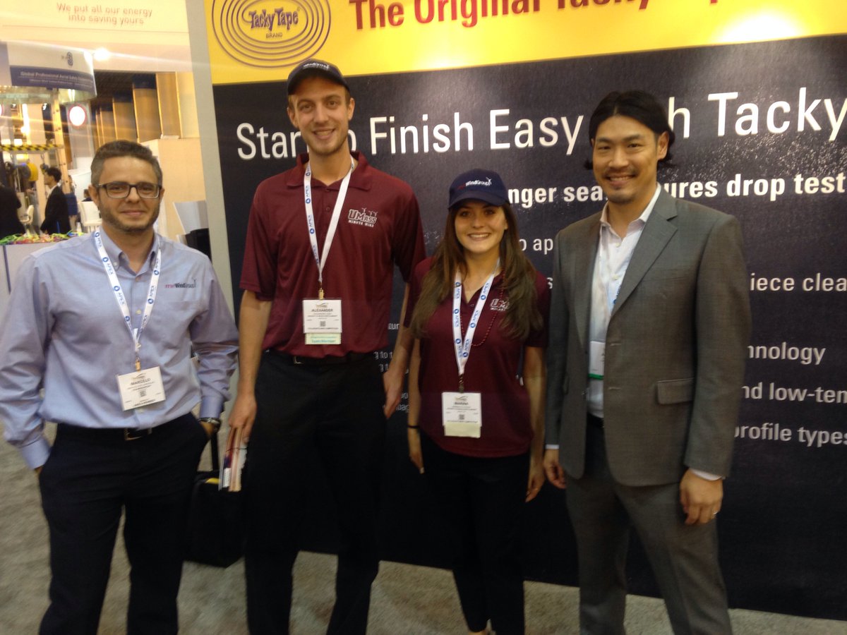 UMassMinuteWind's tweet photo. We are excited for industry hour to begin! We have met many great people! #CWC16 @ITW_windgroup #GenerationWind https://t.co/Jma3kZvivI