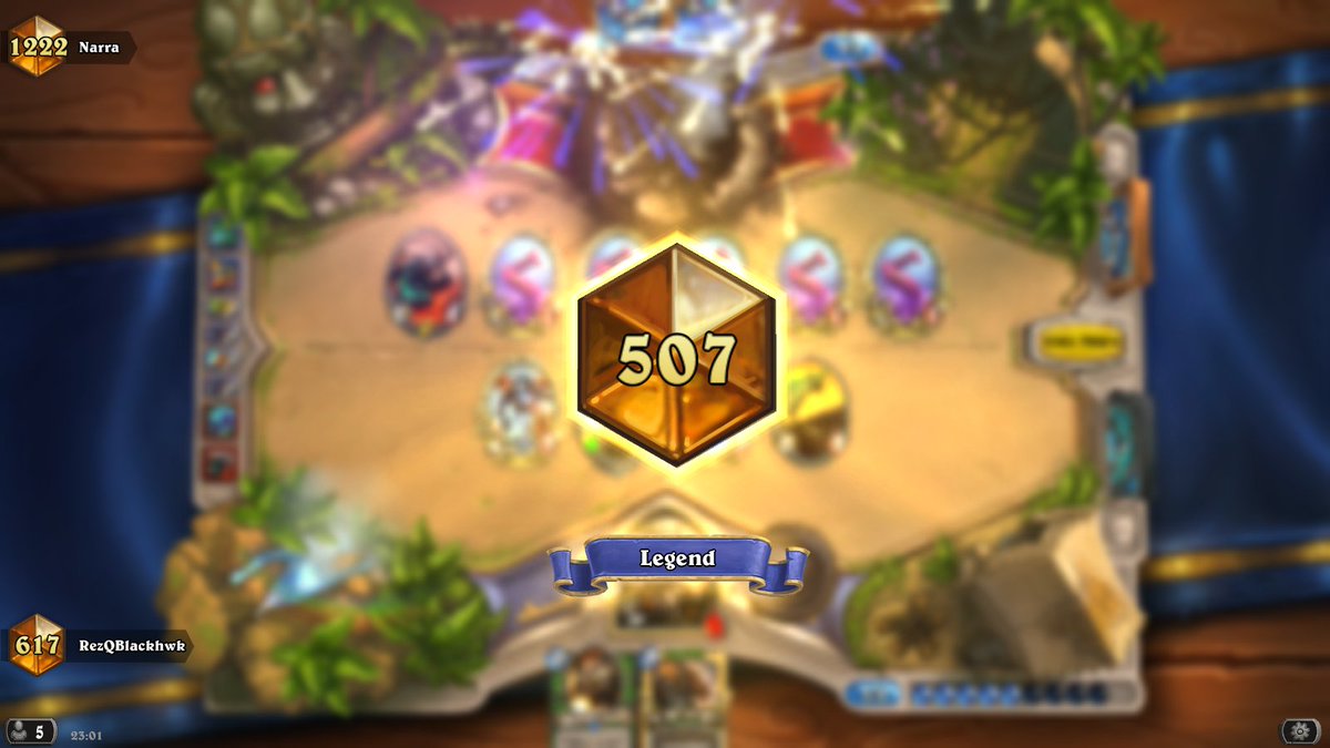 rezqblackhawk's tweet photo. Finishing today's session on 507 on EU. 
Let's see where we can get tommorow.
#Hearthstone #Cobragaming #esports https://t.co/RiU7KR096X