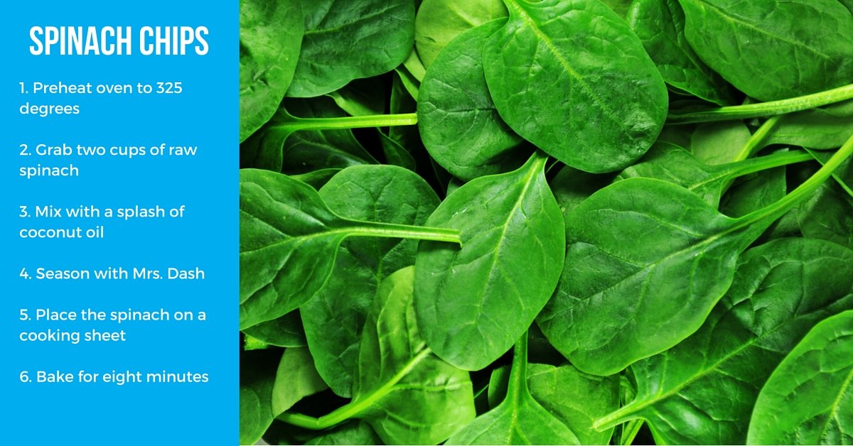 Avoid potato chip temptation with our healthy Spinach Chip recipe! buff.ly/1Rroklc