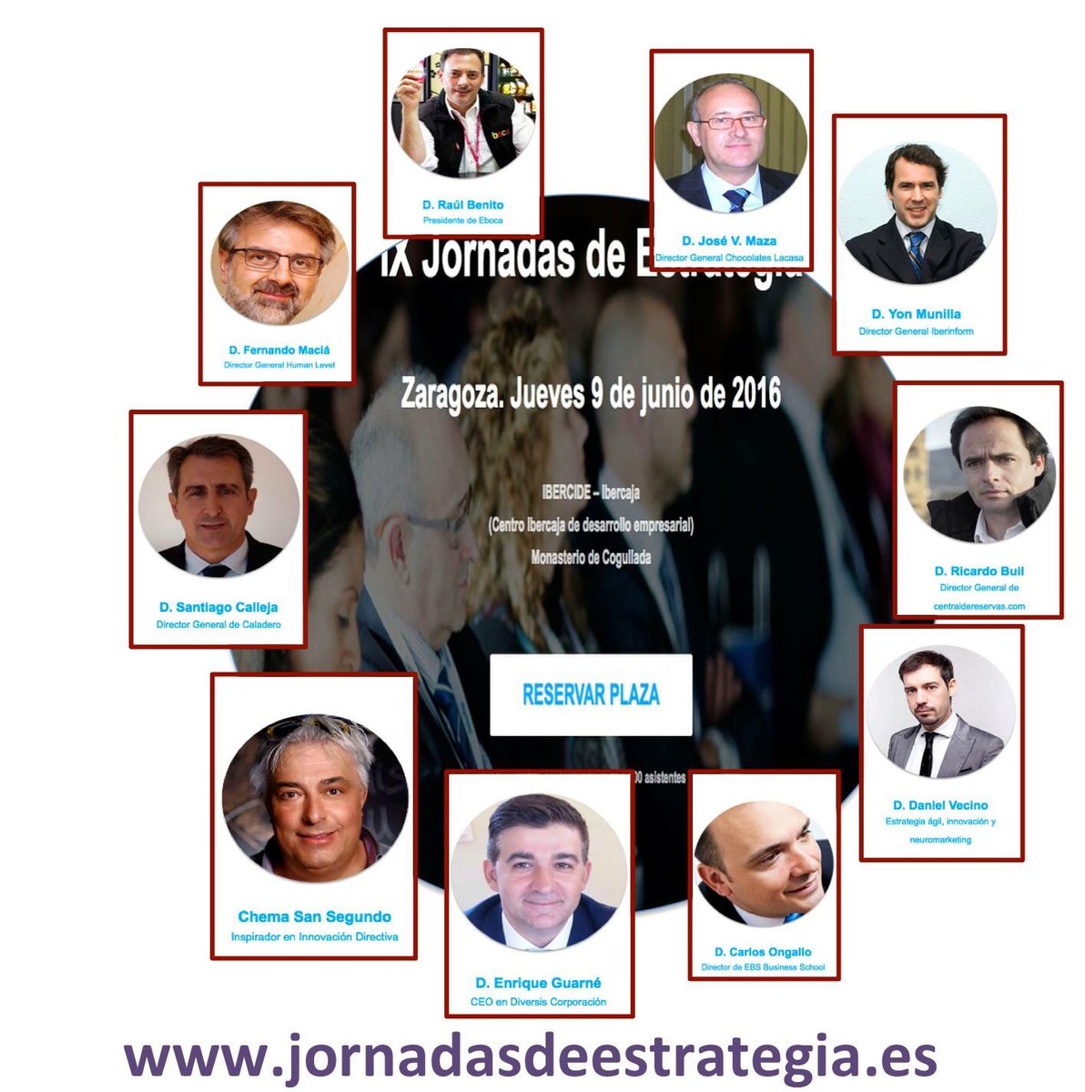 Acertius's tweet photo. 10 ponentes de lujo en 1 dia #jornadas #estrategia #Zaragoza #9junio https://t.co/taSiS0VsRo #99€ https://t.co/5TT1iTOjBW
