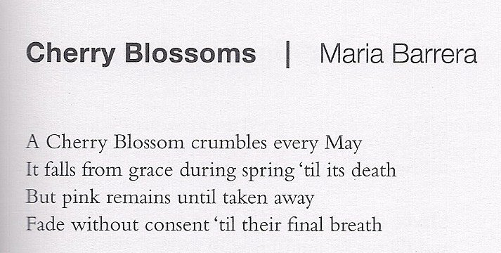 MilestoneZine's tweet photo. #CherryBlossoms #MariaBarrera
#Poetry #Milestone2015© #ELAC

ORDER MILESTONE 2015! :-D 
https://t.co/hUSoqUMwav https://t.co/JxtjjgZhms