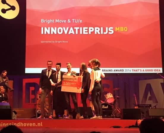 Student company Reflection wint innovatieprijs mbo tijdens <a href="/BrainsAward040/">Brains Eindhoven</a>. Geniet van deze mooie prestatie!