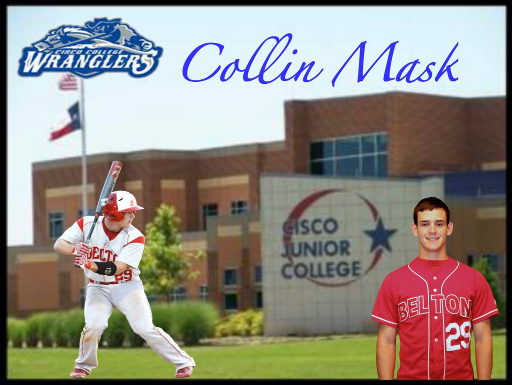 randypittenger's tweet photo. Congrats to @BTigerBaseball superstar @CollinMask signing LOI to play at Cisco College @WranglerTweet #ILoveBelton https://t.co/Xg6IdimRDJ