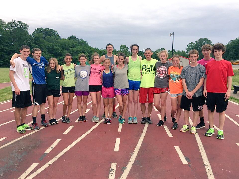 HC_Track's tweet image. Last practice of the 2016 season: Good luck to these athletes @ Class A State this weekend!
