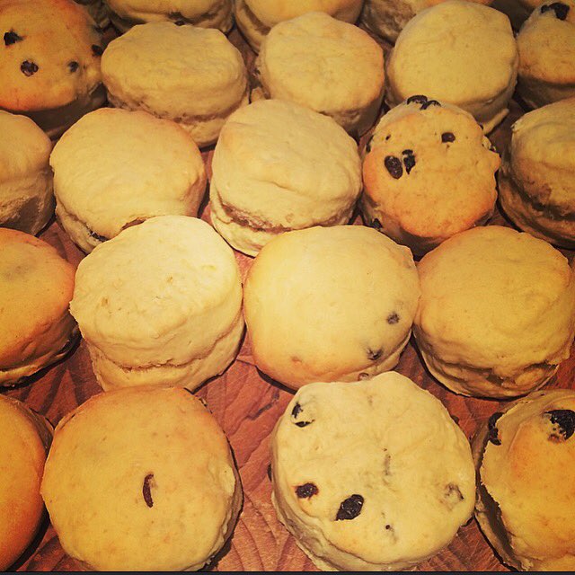 the_lunch_bar's tweet photo. 48 Lunch Bar-made Scones for a clients morning tea 
[paired with jam &amp; cream of course 😉] #Catering #Adelaide https://t.co/49sQrvzG50