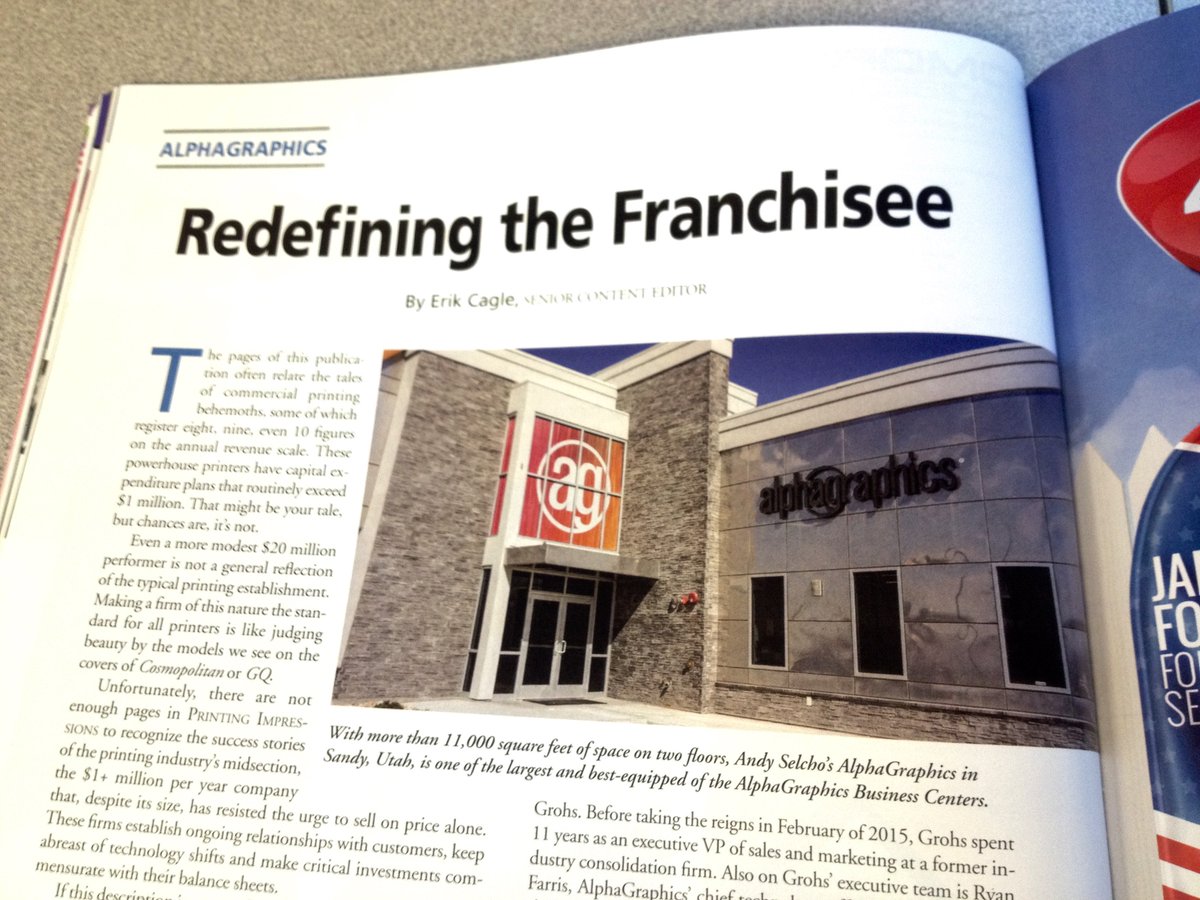 Getting some pub in Printing Impressions magazine!  <a href="/GS10KSmallBiz/">10,000 Small Businesses</a> #10KSmallBiz #Babson   piworld.com/article/redefi…