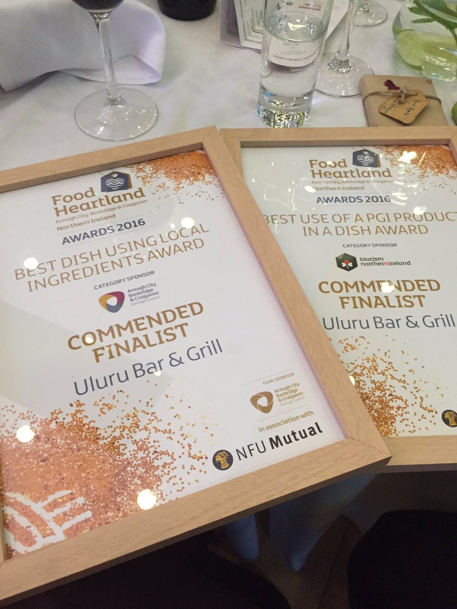 MGMPR_Ltd's tweet photo. Very proud of the @UluruArmagh #ulurucrew #FHLAwards16 https://t.co/Orn5yiPc5S